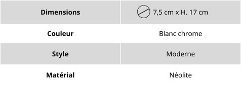 caractéristiques distributeur savon ligne tondo